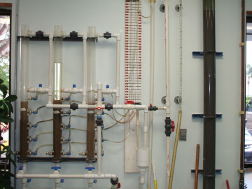 Water Research Facility lab test column