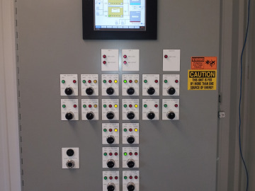 EcoCycle Sequencing Batch Reactor control panel